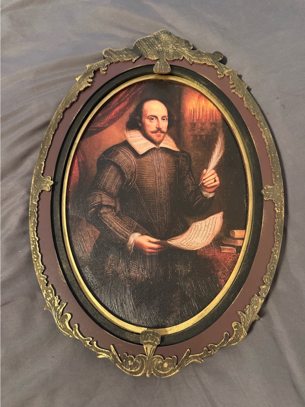 William Shakespeare Portrait Wall
Décor in Distressed Ornate Frame by
Ashland®
I